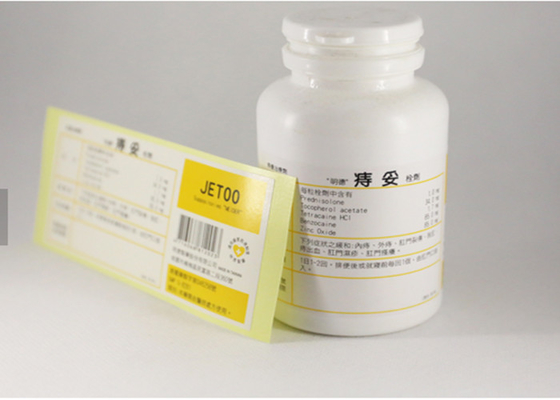 A garrafa matte da medicina do PVC etiqueta a impressão deslocada da etiqueta laminação lustrosa