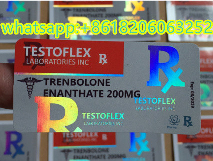 Cypionate 10 ml Adesivo Farmacêutico Embalagem Etiqueta Sust