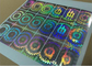 etiquetas redondas do holograma 3D/anti etiqueta falsa com números running